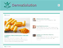 Tablet Screenshot of dermasolution.com.br